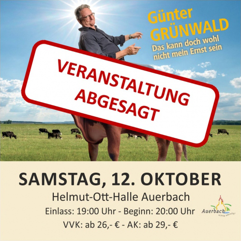 Absage G�nter Gr�nwald