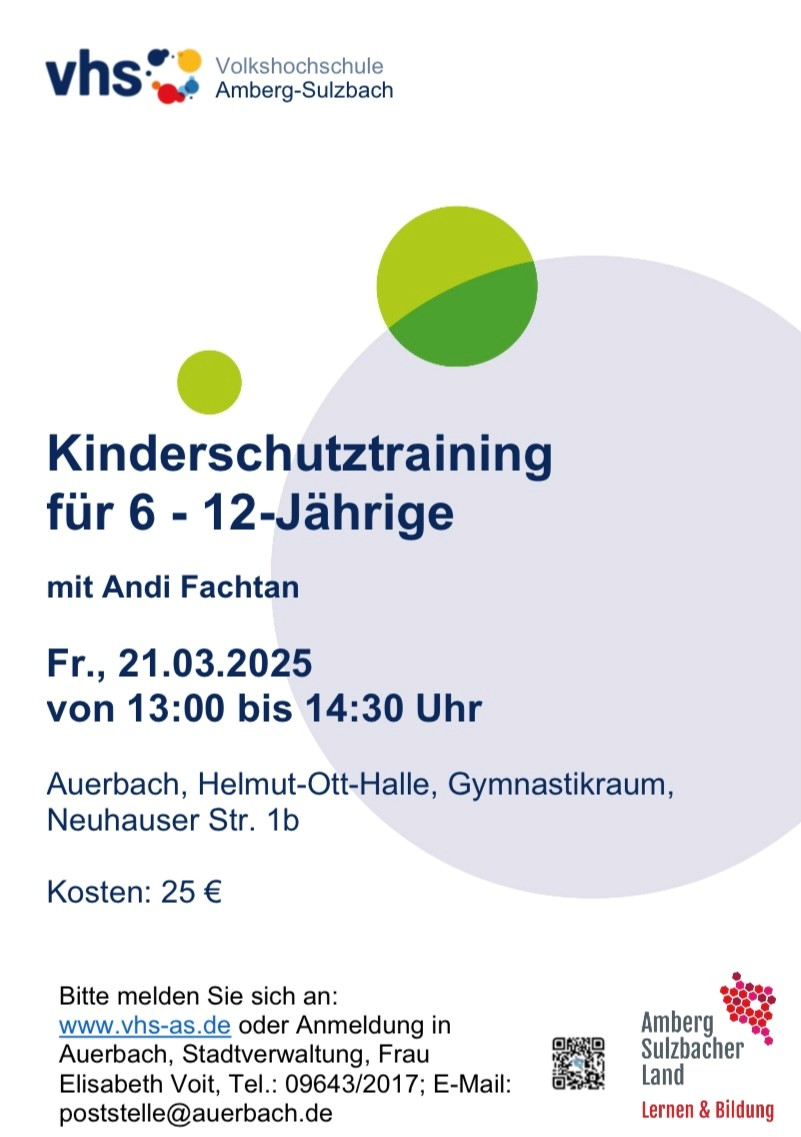 VHS-Vortrag: Kinderschutztraining am 21.03.2025
