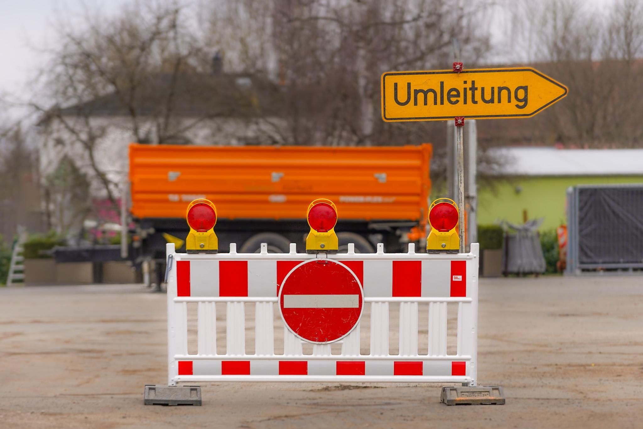Vollsperrung der Weiherstra�e  ab Dienstag, 10. M�rz 2026