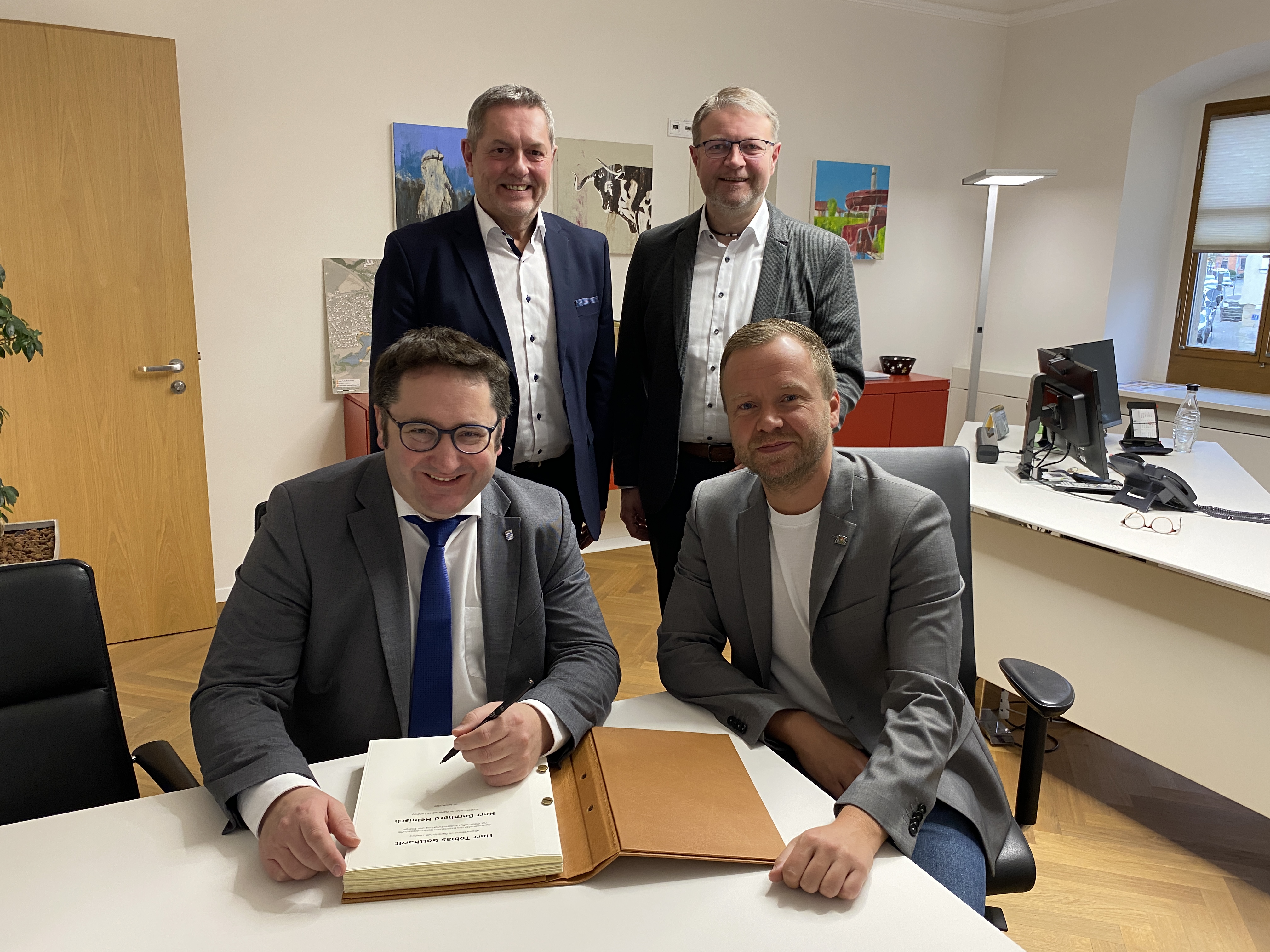 Besuch im Rathaus